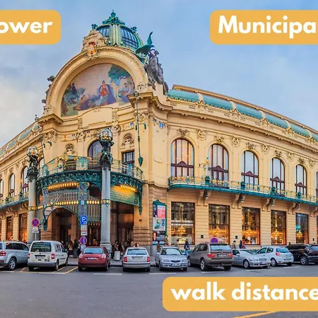 アパート Modern With Paid Parking Steps From Wenceslas Square By Easybnb Premium *